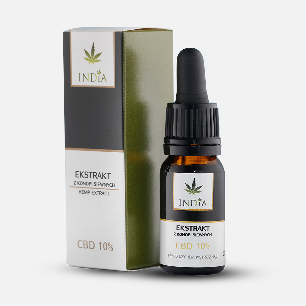 CBD Öl 10 1000mg 10ml India® THCfrei im Vollspektrum