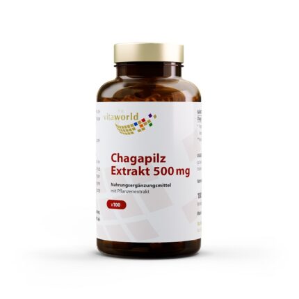 Vitaworld Chagapilz Extrakt 500 mg/100 Kps