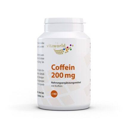 Vitaworld Coffein 200 mg 180 Tbl