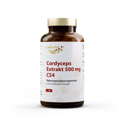 Vitaworld Cordyceps Extrakt 500 mg CS4/100 Kps