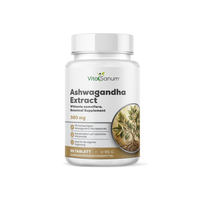 VitaSanum® Ashwagandha-Extrakt – 1 Tablette Tagesportion VitaSanum® Ashwagandha-Extrakt – 1 Tablette Tagesportion