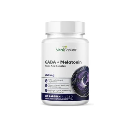 VitaSanum® GABA + Melatonin – 2 Kapseln Tagesportion