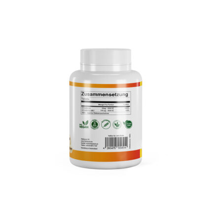 VitaSanum® - Vitamin D3 + K2 MK7 200 Tabletten - Apothekenherstellung