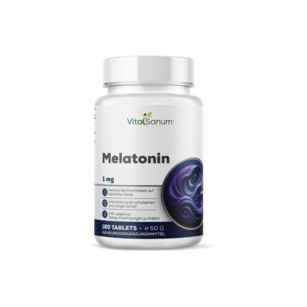 VitaSanum® Melatonin – 1 mg Tagesportion – 180 Tabletten