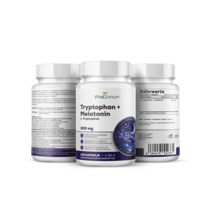 VitaSanum®- Tryptophan + Melatonin 300 mg 100 Kapseln