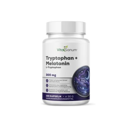 VitaSanum®- Tryptophan + Melatonin 300 mg 100 Kapseln