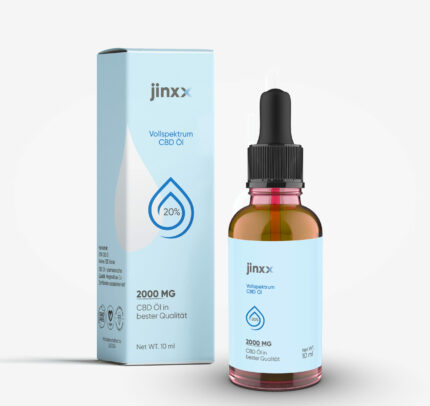 Jinxx - 20% Vollspektrum 2000 mg CBD Öl THC-frei