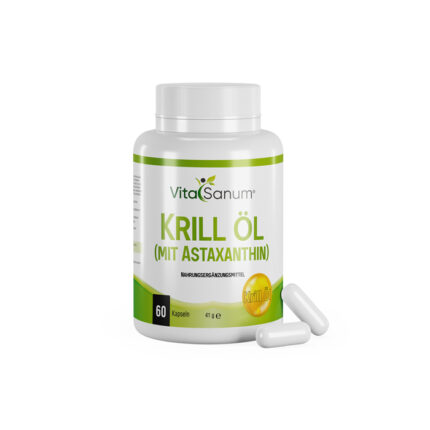 VitaSanum® - Krill Öl (mit Astaxanthin) 60 Kapseln