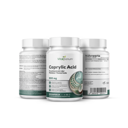 VitaSanum® – Caprylsäure (Octansäure) – 600 mg – 60 Softgelkapseln