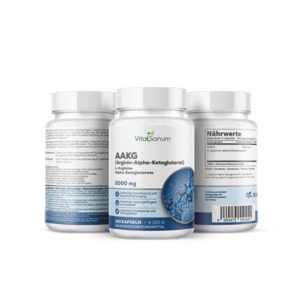 VitaSanum® – AAKG (Arginin-Alpha-Ketoglutarat) 2000 mg – 120 Tabletten