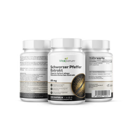 VitaSanum® - Piperin (Piper nigrum) 25 mg 100 Kapseln