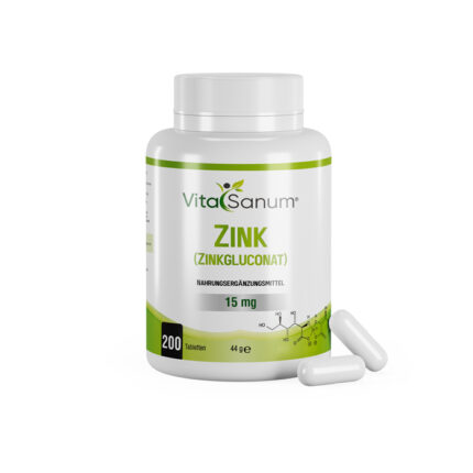 VitaSanum® - Zink (Zinkgluconat) 15 mg 200 Tabletten