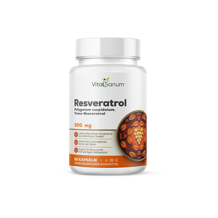 VitaSanum® - Resveratrol (Polygonum cuspidatum) 300 mg 60 Kapseln VitaSanum® - Resveratrol (Polygonum cuspidatum) 300 mg 60 Kapseln