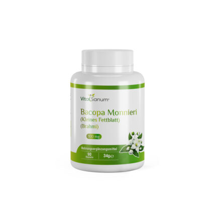 VitaSanum® - Bacopa Monnieri (Kleines Fettblatt) (Brahmi) 100 mg 90 Kapseln