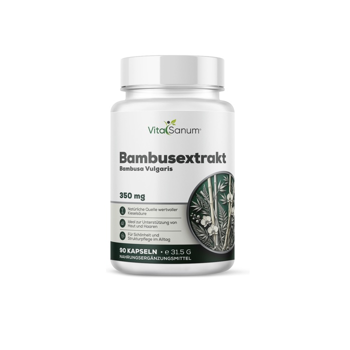 VitaSanum® – Bambusextrakt (Bambusa vulgaris Schrad.) – 350 mg VitaSanum® – Bambusextrakt (Bambusa vulgaris Schrad.) – 350 mg
