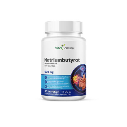 VitaSanum® - Natriumbutyrat 600 mg 60 Kapseln