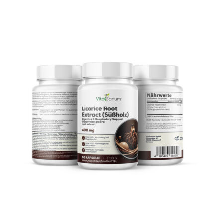 VitaSanum® - Echtes Süßholz (Glycyrrhiza glabra) 400 mg 90 Kapseln
