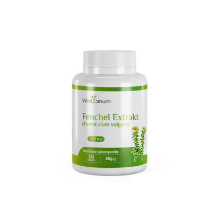 VitaSanum® - Fenchel Extrakt (Foeniculum vulgare) 500 mg 100 Kapseln