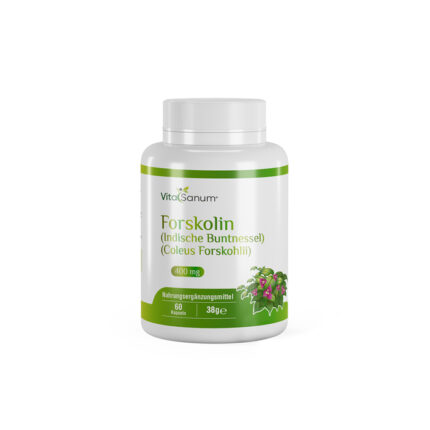 VitaSanum® - Forskolin (Indische Buntnessel) (Coleus Forskohlii) 400 mg 60 Kapseln