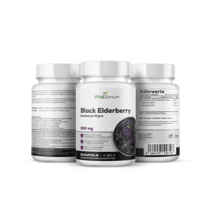 VitaSanum® - Schwarzer Holunder (Sambucus nigra) 330 mg 90 Kapseln