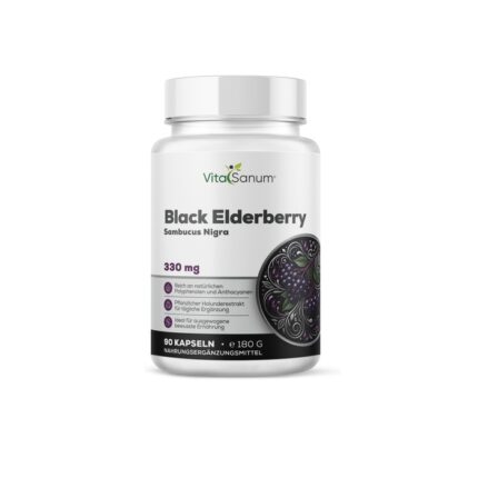 VitaSanum® - Schwarzer Holunder (Sambucus nigra) 330 mg 90 Kapseln