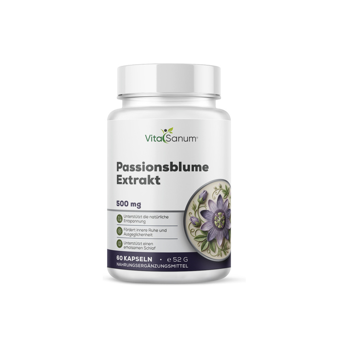VitaSanum® Passionsblumen-Extrakt 500 mg pro Tagesportion VitaSanum® Passionsblumen-Extrakt 500 mg pro Tagesportion