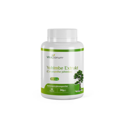 VitaSanum® - Yohimbe Extrakt (Corynanthe johimbe) 250 mg 60 Kapseln