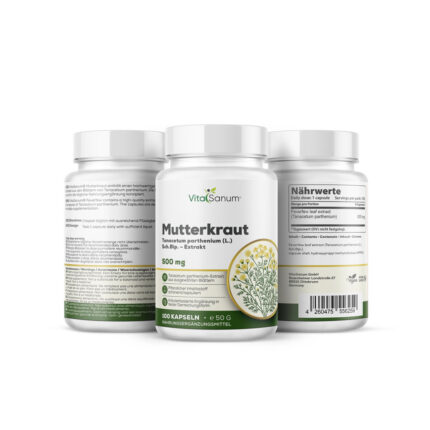 VitaSanum® Mutterkraut (Tanacetum parthenium) 500 mg – 100 Kapseln