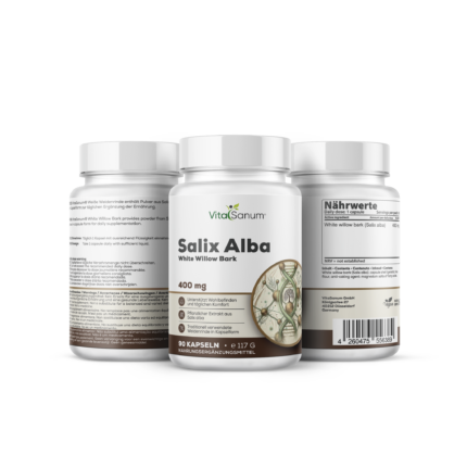 VitaSanum® – Weiße Weidenrinde (Salix alba L.) – 400 mg – 90 Kapseln