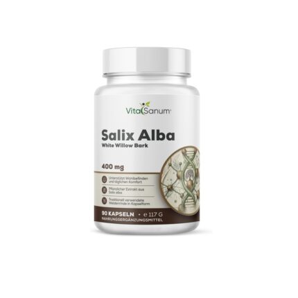 VitaSanum® – Weiße Weidenrinde (Salix alba L.) – 400 mg – 90 Kapseln