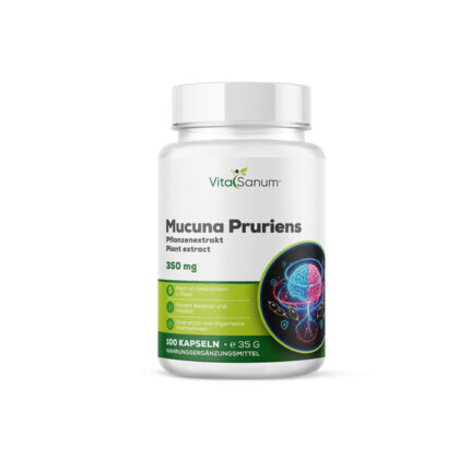 VitaSanum® - Mucuna Pruriens (L-Dopa) 350 mg 100 Kapseln