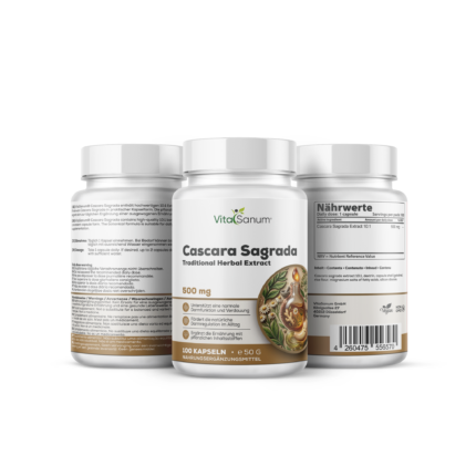 VitaSanum® – Cascara sagrada (Frangula purshiana syn. Rhamnus purshiana) – 500 mg – 100 Kapseln