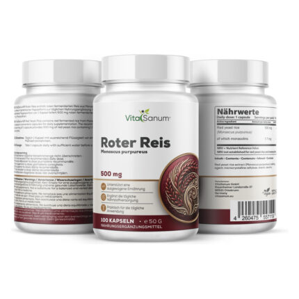 VitaSanum® Rotschimmelreis (Monascus purpureus) 500 mg pro Tagesportion