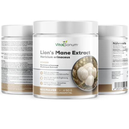 VitaSanum® Löwenmähnen-Extrakt – 500 mg Tagesportion
