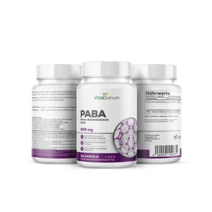 VitaSanum®- PABA (Para-Aminobenzoesäure) 500 mg 120 Kapseln