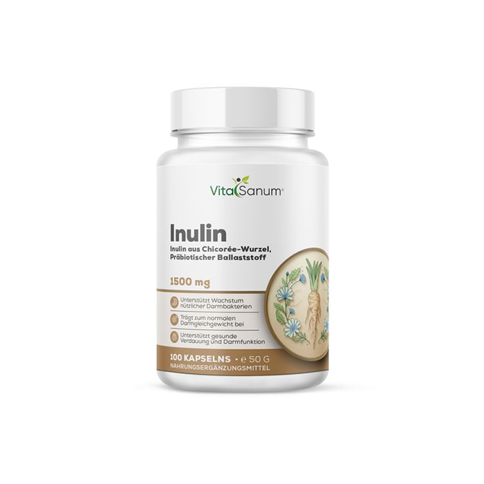 VitaSanum®- Inulin 1500 mg 100 Kapseln VitaSanum®- Inulin 1500 mg 100 Kapseln