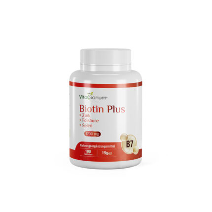 VitaSanum®- Biotin Plus + Zink + Folsäure + Selen 100 Tabletten