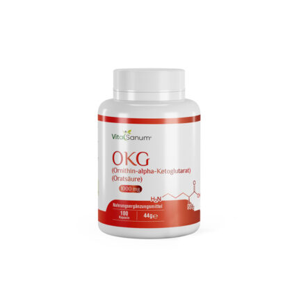 VitaSanum®- OKG (Ornithin-alpha-Ketoglutarat) (Oratsäure) 1000 mg 100 Kapseln