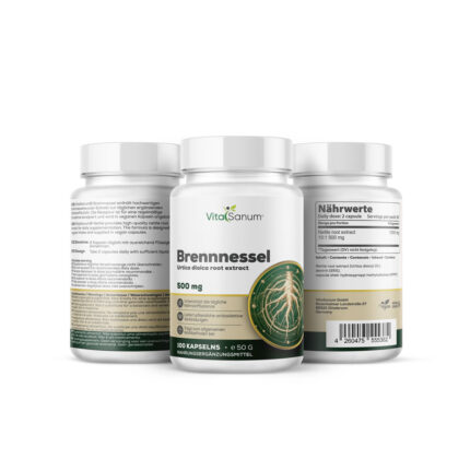 VitaSanum® Brennnessel (Urtica dioica) – 1000 mg – 100 Kapseln