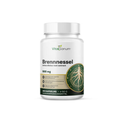 VitaSanum® Brennnessel (Urtica dioica) – 1000 mg – 100 Kapseln