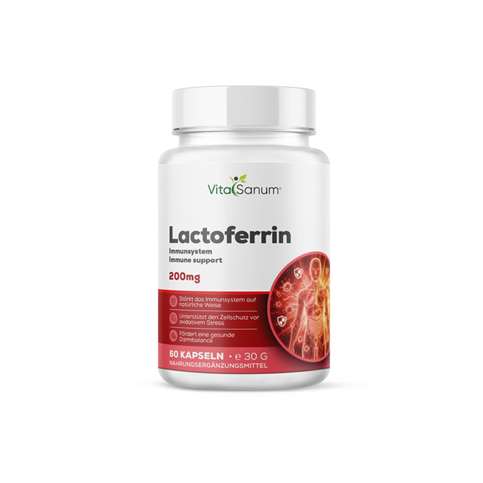 VitaSanum® – Lactoferrin 200 mg – 60 Kapseln VitaSanum® – Lactoferrin 200 mg – 60 Kapseln