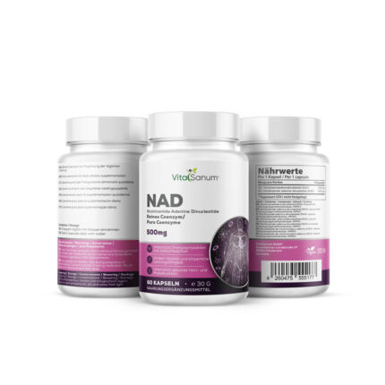 VitaSanum®- NAD (Nicotinamide Adenine Dinucleotide) 1000 mg 60 kapseln