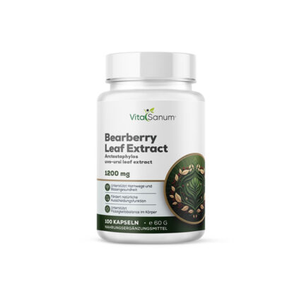 VitaSanum® Bärentraube (Arctostaphylos uva-ursi) 600 mg – 100 Kapseln