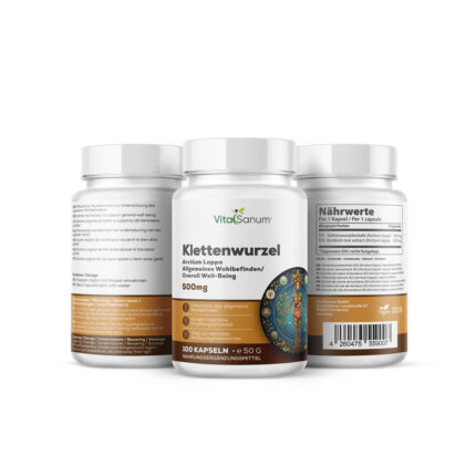 VitaSanum®- Klettenwurzel (Arctium lappa) 1000 mg 100 Kapseln