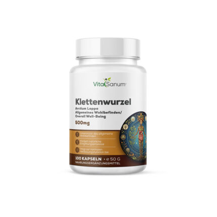 VitaSanum®- Klettenwurzel (Arctium lappa) 1000 mg 100 Kapseln