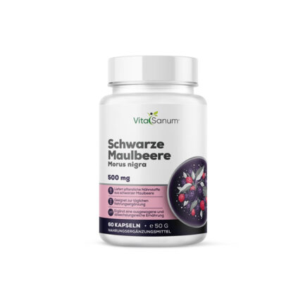 VitaSanum®- Schwarze Maulbeere (Morus nigra) 500 mg 60 Kapseln