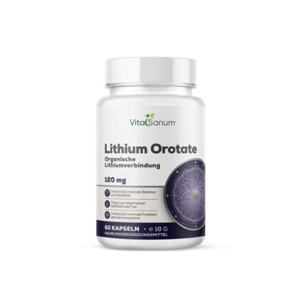 VitaSanum®- Lithiumorotat 120 mg 60 Kapseln