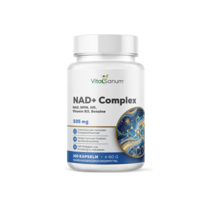 VitaSanum® NAD+ Complex – 2 Kapseln Tagesportion mit NAD⁺