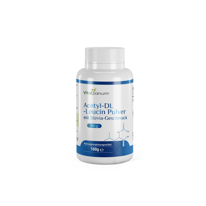 VitaSanum®- Acetyl-DL-Leucin 100 g mit Stevia VitaSanum®- Acetyl-DL-Leucin 100 g mit Stevia