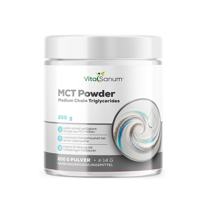 VitaSanum® MCT-Pulver – 14 g Tagesportion – 200 g VitaSanum® MCT-Pulver – 14 g Tagesportion – 200 g